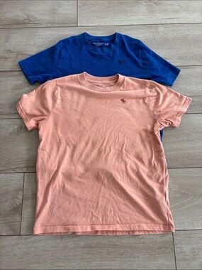 abercrombie kids Peach and Royal Blue Short-Sleeve Tees (2-Pack)
